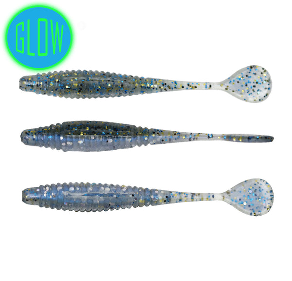 2.2" Mini Slayer, Deal Breaker, Glow, Soft Plastic