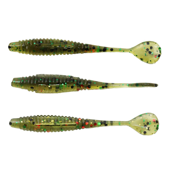 2.2" Mini Slayer, Mucky Perch, Soft Plastic