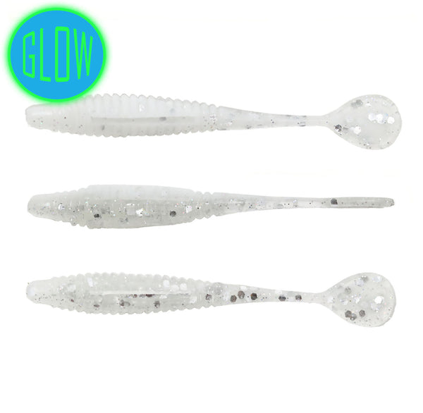 2.2" Mini Slayer, Snow Globe, Glow, Soft Plastic